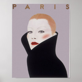 Parijs Frankrijk Mode Vintage Print