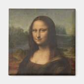 Parijs Frankrijk Mona Lisa Travel Souvenir Magnet (Voorkant)