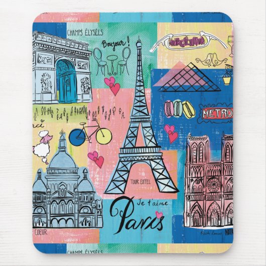 Parijs, Frankrijk Muismat (Voorkant)