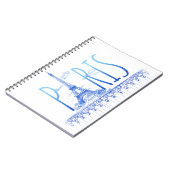 Parijs, Frankrijk Notitieboek (Linkerzijde)