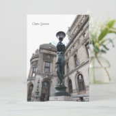 Parijs. Frankrijk. Palais Garnier Kaart (Staand voorkant)