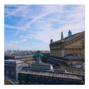 Parijs. Frankrijk. Palais Garnier Perfect Poster