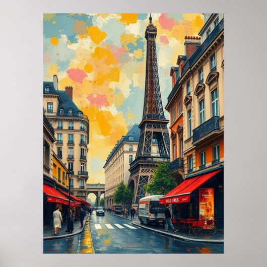 parijs frankrijk poster (Voorkant)