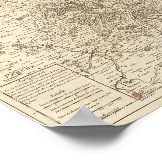 Parijs Frankrijk Poster (Hoek)