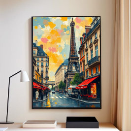 parijs frankrijk poster