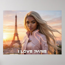 PARIJS - FRANKRIJK POSTER