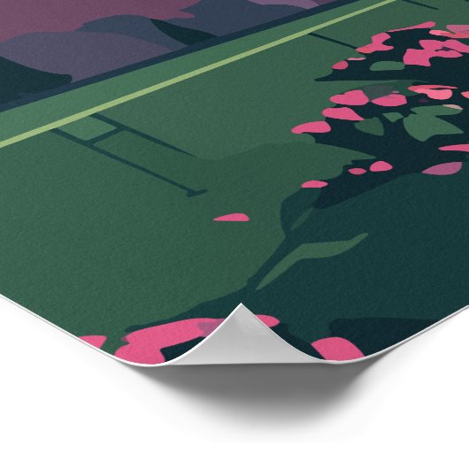 Parijs frankrijk poster voor oldtimers (Hoek)