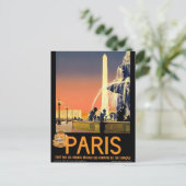 Parijs Frankrijk Reis Briefkaart (Staand voorkant)