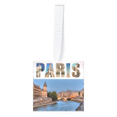 Parijs Frankrijk Reisfoto's Kerstmis Decoratie (Voorkant)