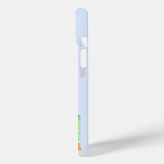 Parijs, Frankrijk, Reiskunst, Preppy, Pastel, Blau Case-Mate iPhone Case (Achterkant / Links)