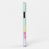 Parijs, Frankrijk, Reiskunst, Preppy, Pastel, Groe Case-Mate iPhone Case (Achterkant/rechts)