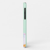 Parijs, Frankrijk, Reiskunst, Preppy, Pastel, Groe Case-Mate iPhone Case (Achterkant/links)
