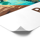 Parijs Frankrijk Reisprint Poster (Hoek)