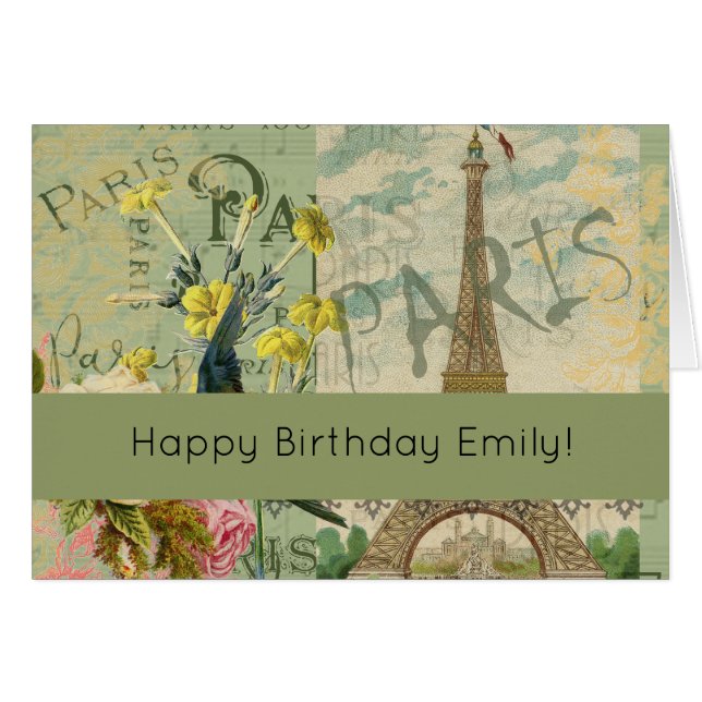 Parijs Frankrijk Reizen  Antiek kunstschilderkunst (Voorkant Horizontaal)