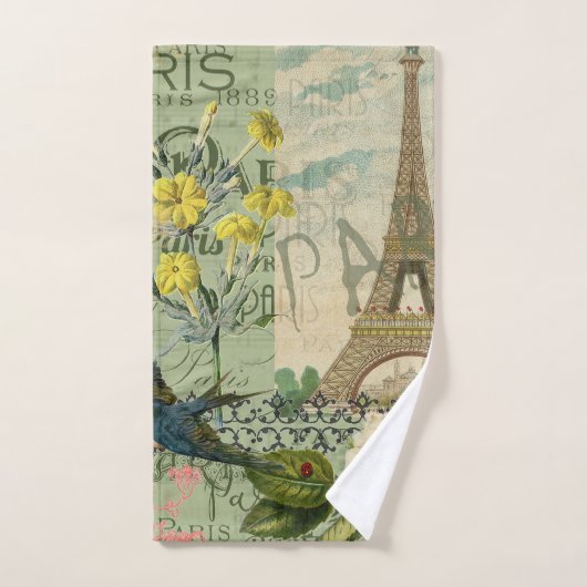 Parijs Frankrijk Reizen  Antiek kunstschilderkunst Bad Handdoek (Handdoek)