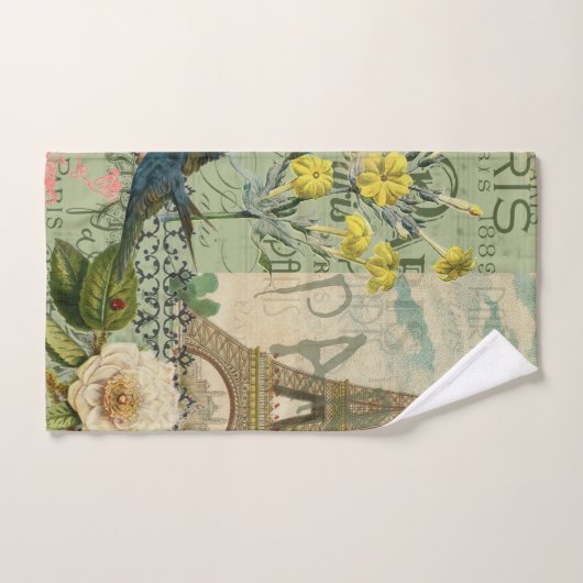 Parijs Frankrijk Reizen  Antiek kunstschilderkunst Bad Handdoek (Handdoek)