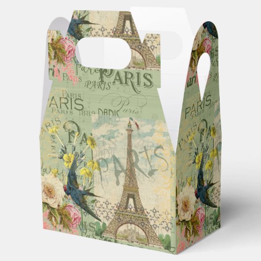 Parijs Frankrijk Reizen  Antiek kunstschilderkunst Bedankdoosjes (Geopend)