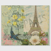 Parijs Frankrijk Reizen  Antiek kunstschilderkunst Cadeaupapier (Vlak)