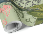 Parijs Frankrijk Reizen  Antiek kunstschilderkunst Cadeaupapier (Rol Hoek)