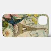 Parijs Frankrijk Reizen  Antiek kunstschilderkunst Case-Mate iPhone Case (Achterkant (horizontaal))