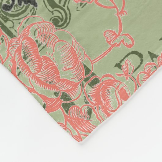 Parijs Frankrijk Reizen  Antiek kunstschilderkunst Fleece Deken (Hoek)