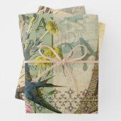 Parijs Frankrijk Reizen  Antiek kunstschilderkunst Inpakpapier Vel (In situ)