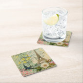 Parijs Frankrijk Reizen  Antiek kunstschilderkunst Kartonnen Onderzetters (Insitu)