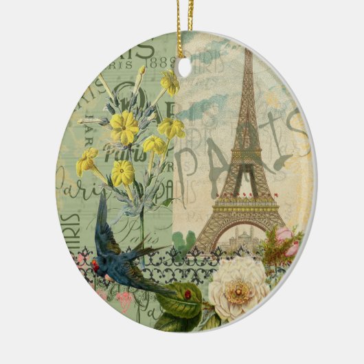 Parijs Frankrijk Reizen  Antiek kunstschilderkunst Keramisch Ornament (Links)