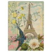 Parijs Frankrijk Reizen  Antiek kunstschilderkunst Klembord (Achterkant)