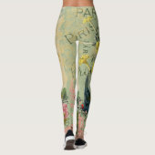 Parijs Frankrijk Reizen  Antiek kunstschilderkunst Leggings (Achterkant)