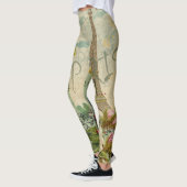 Parijs Frankrijk Reizen  Antiek kunstschilderkunst Leggings (Links)