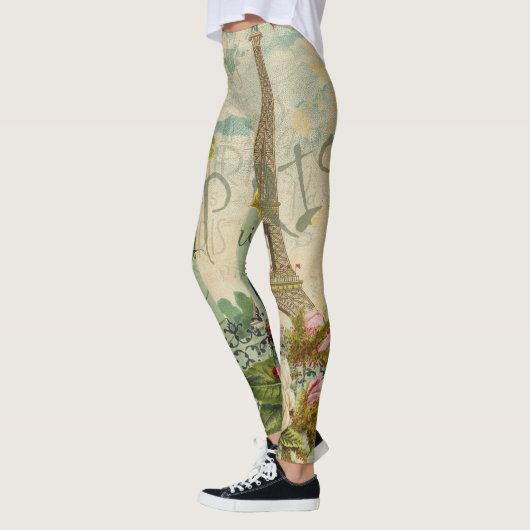 Parijs Frankrijk Reizen  Antiek kunstschilderkunst Leggings (Links)
