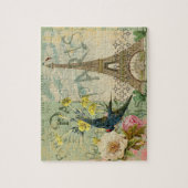 Parijs Frankrijk Reizen  Antiek kunstschilderkunst Legpuzzel (Verticaal)