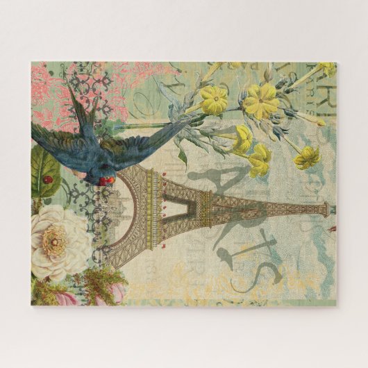 Parijs Frankrijk Reizen  Antiek kunstschilderkunst Legpuzzel (Horizontaal)