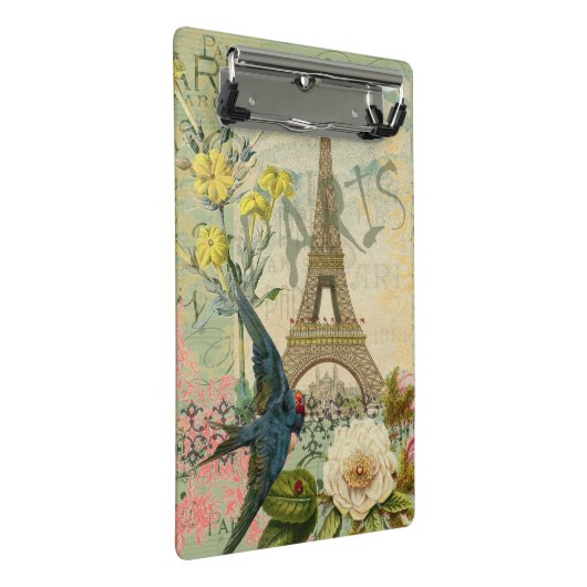 Parijs Frankrijk Reizen  Antiek kunstschilderkunst Mini Klembord (Schuin)