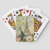 Parijs Frankrijk Reizen Antiek kunstschilderkunst Pokerkaarten (Achterkant)