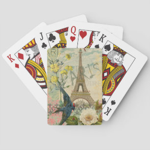 Parijs Frankrijk Reizen  Antiek kunstschilderkunst Pokerkaarten