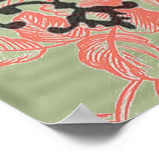 Parijs Frankrijk Reizen  Antiek kunstschilderkunst Poster (Hoek)