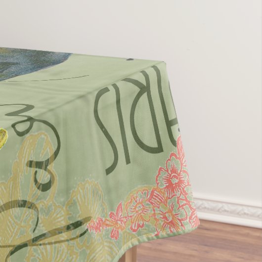 Parijs Frankrijk Reizen  Antiek kunstschilderkunst Tafelkleed (Voorbeeld)