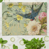 Parijs Frankrijk Reizen Antiek kunstschilderkunst Theedoek (Gevouwen)