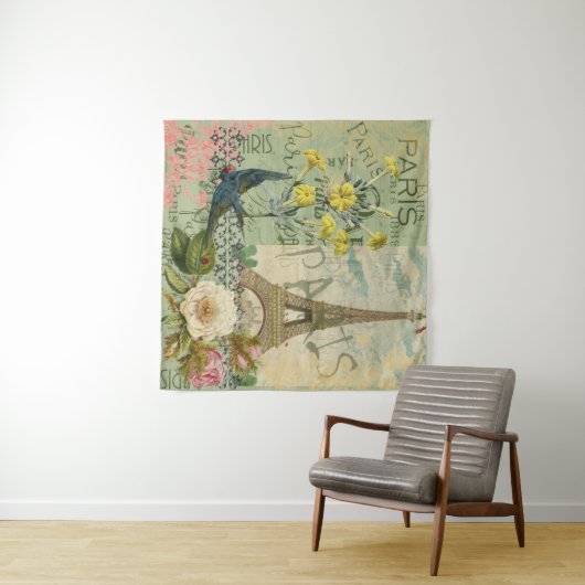 Parijs Frankrijk Reizen  Antiek kunstschilderkunst Wandkleed (In Situ (horizontaal))