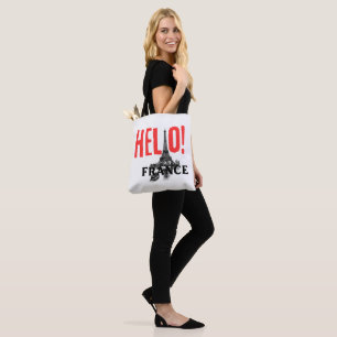 Parijs Frankrijk Reizen Bonjour Franse Eiffeltoren Tote Bag