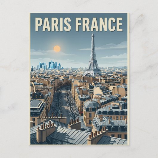 Parijs Frankrijk Reizen Briefkaart (Voorkant)