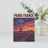 Parijs Frankrijk Reizen Briefkaart (Staand voorkant)