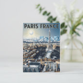 Parijs Frankrijk Reizen Briefkaart (Staand voorkant)