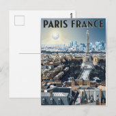 Parijs Frankrijk Reizen Briefkaart (Voorkant / Achterkant)