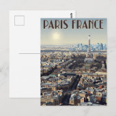 Parijs Frankrijk Reizen Briefkaart (Voorkant / Achterkant)