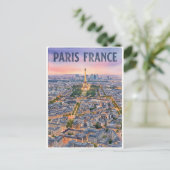 Parijs Frankrijk Reizen Briefkaart (Staand voorkant)