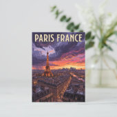 Parijs Frankrijk Reizen Briefkaart (Staand voorkant)