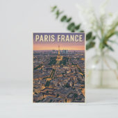 Parijs Frankrijk Reizen Briefkaart (Staand voorkant)